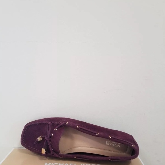 NIB Michael Kors Amber Loafers Plum - Picture 4 of 5